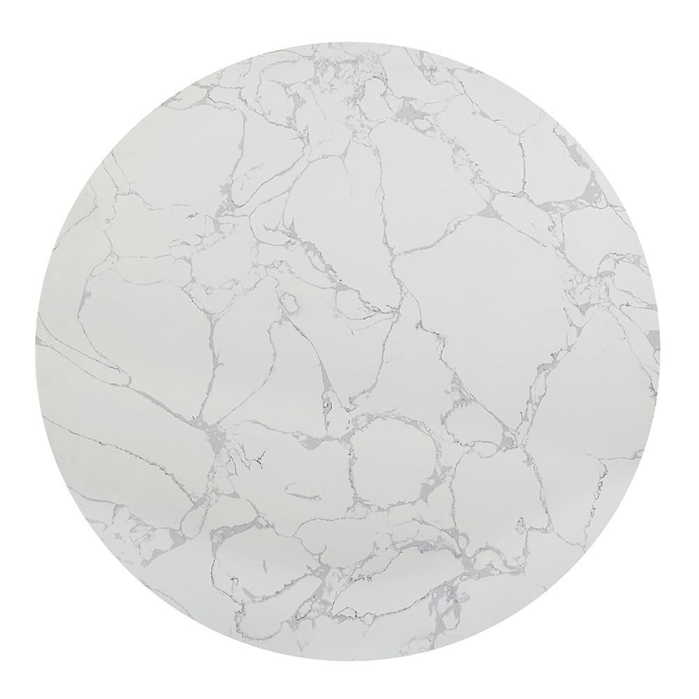 ACME Furniture - Koen - Round Dining Table - Engineering Marble Top, White & Black  - DN04055 view 2