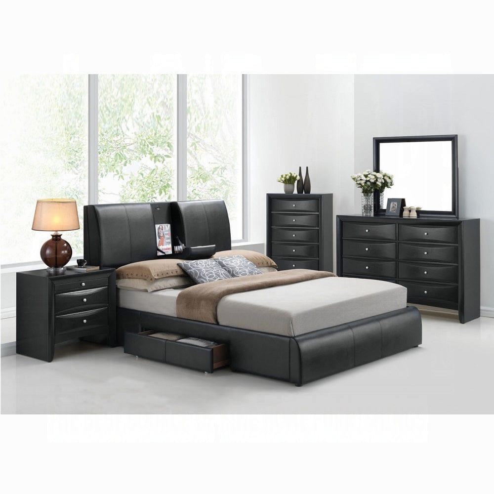 ACME Furniture - Kofi Eastern King Bed w/Storage - 21266EK view 3