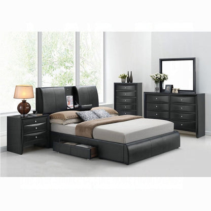 ACME Furniture - Kofi Eastern King Bed w/Storage - 21266EK view 3