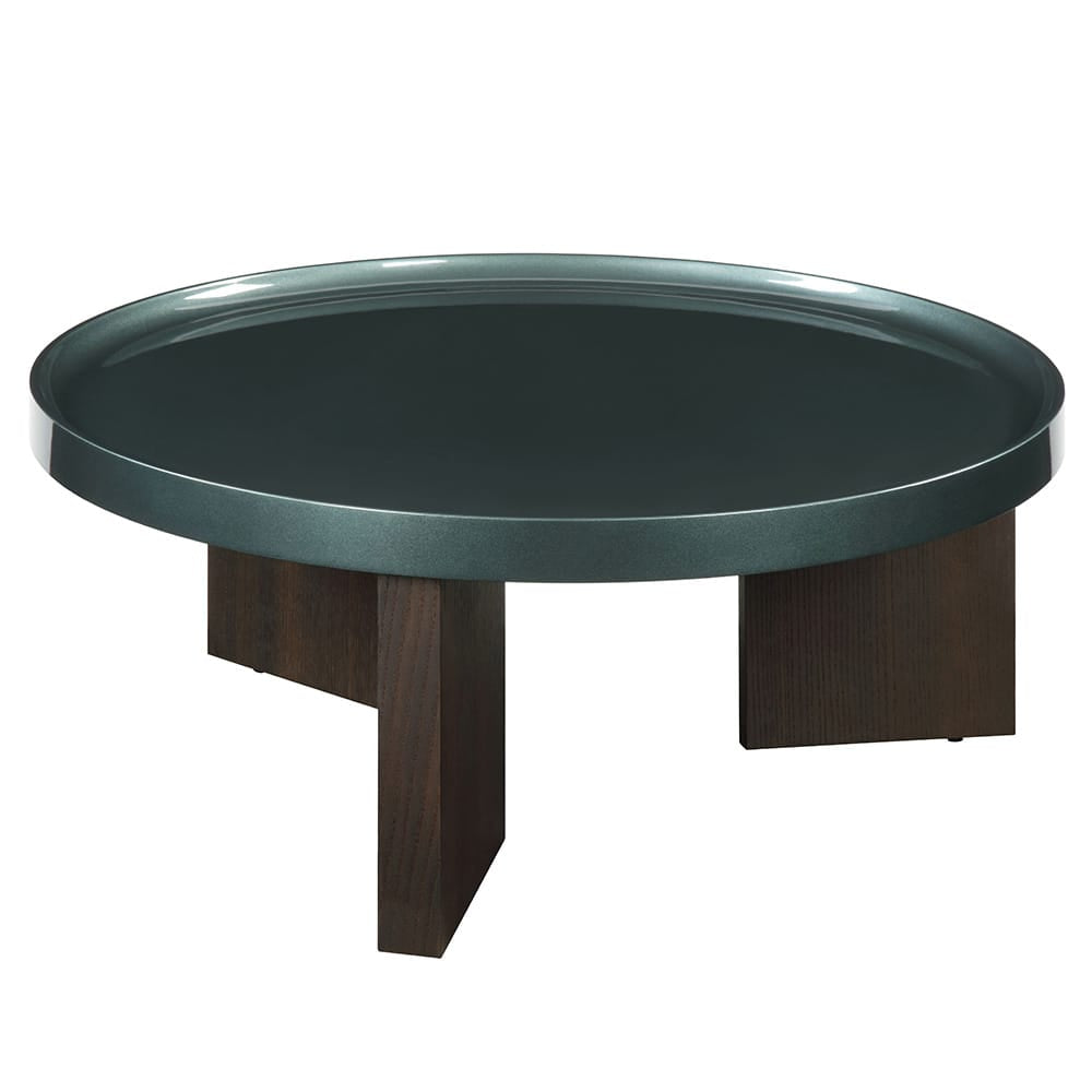 ACME Furniture - Lakita - Coffee Table - Blackish Green/ Dark Blond High Gloss & Smoked Oak  - LV04405 view 1
