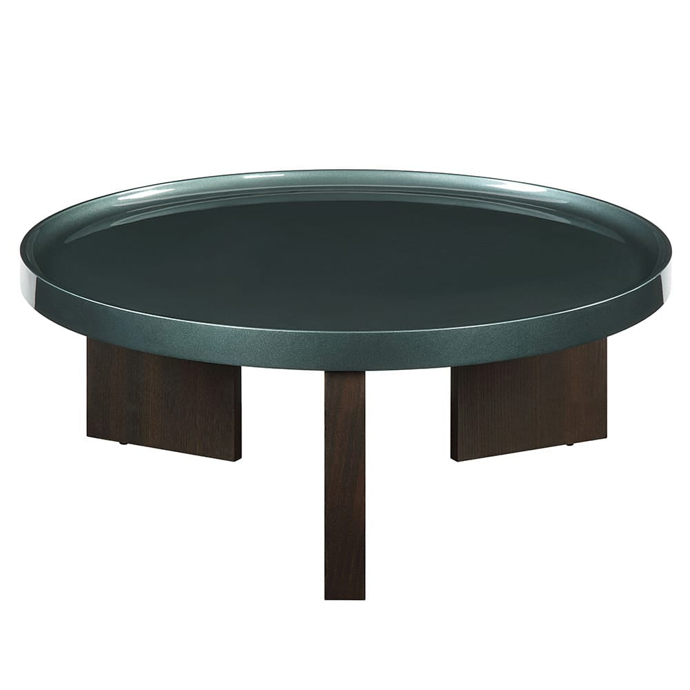 ACME Furniture - Lakita - Coffee Table - Blackish Green/ Dark Blond High Gloss & Smoked Oak  - LV04405 view 2