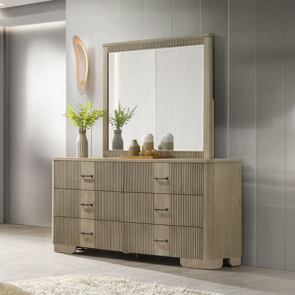 ACME Furniture - Lakkari - Dresser - Antique Oak - BD04875 view 5