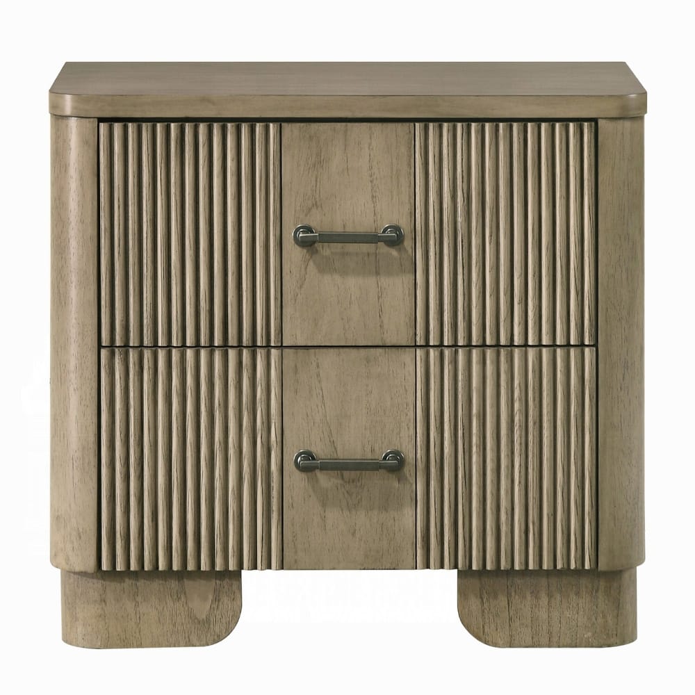 ACME Furniture - Lakkari - Nightstand - Antique Oak - BD04873 view 2