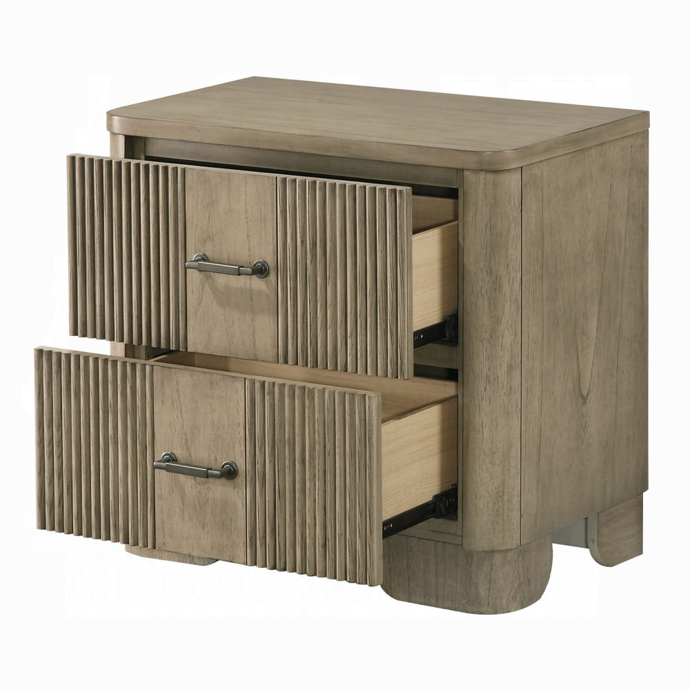 ACME Furniture - Lakkari - Nightstand - Antique Oak - BD04873 view 5