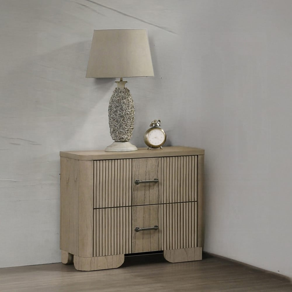 ACME Furniture - Lakkari - Nightstand - Antique Oak - BD04873 view 6
