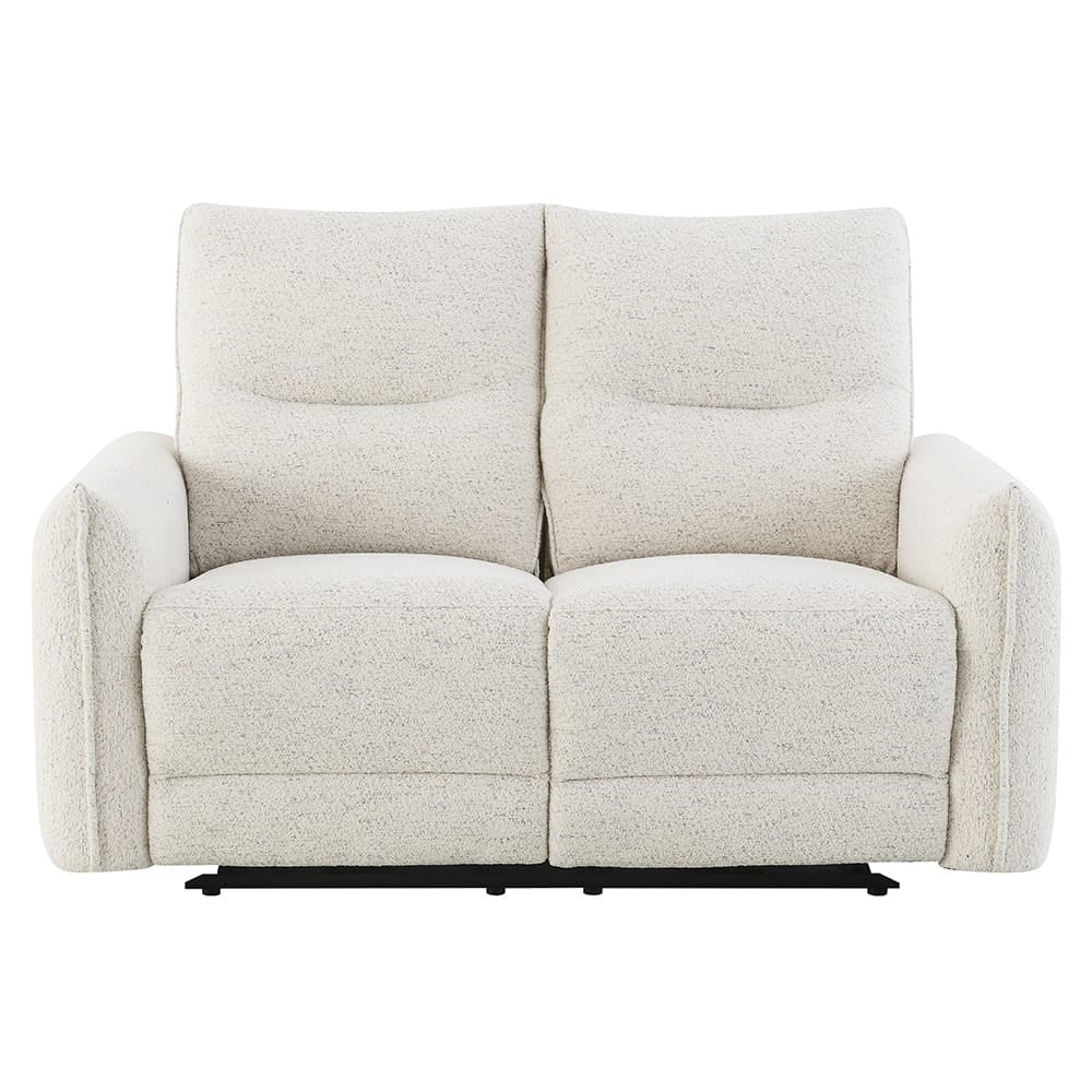 ACME Furniture - Lalisa - Power Motion Loveseat  w/USB Port  - Cream Chenille - LV04781 view 2