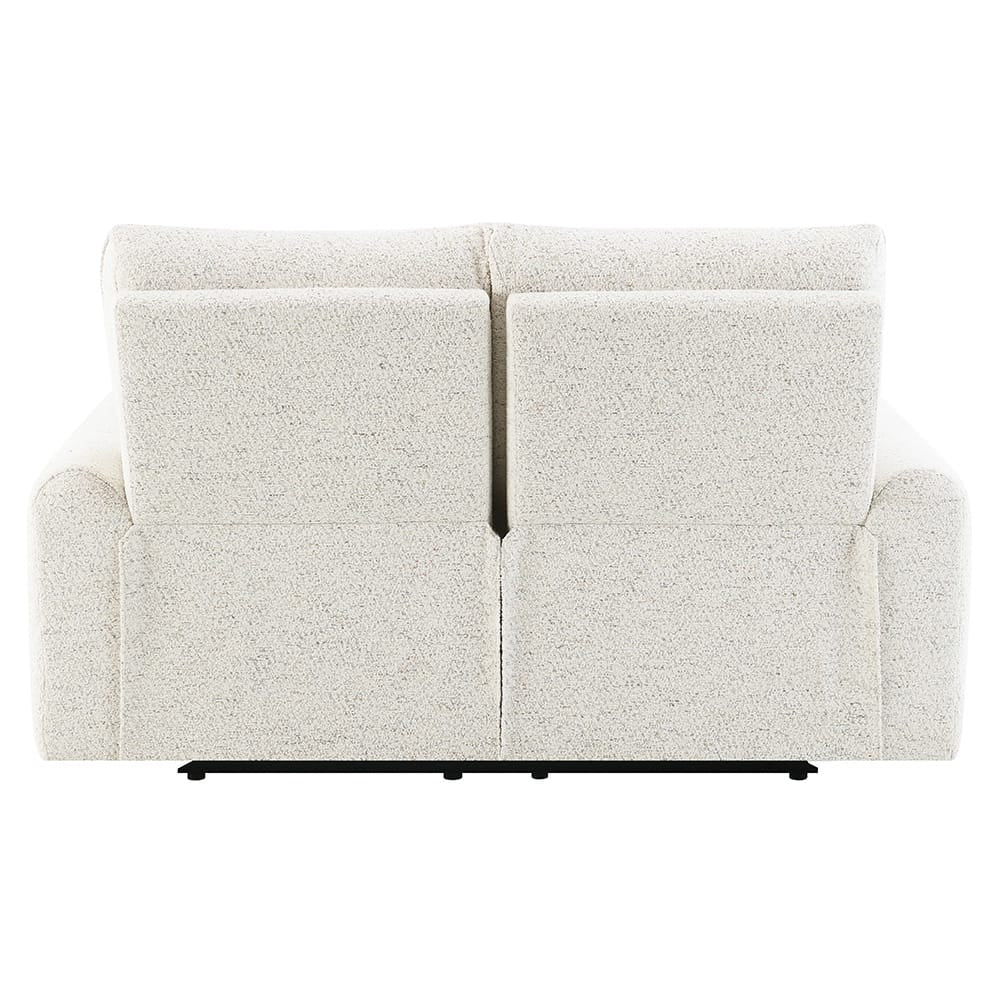 ACME Furniture - Lalisa - Power Motion Loveseat  w/USB Port  - Cream Chenille - LV04781 view 5