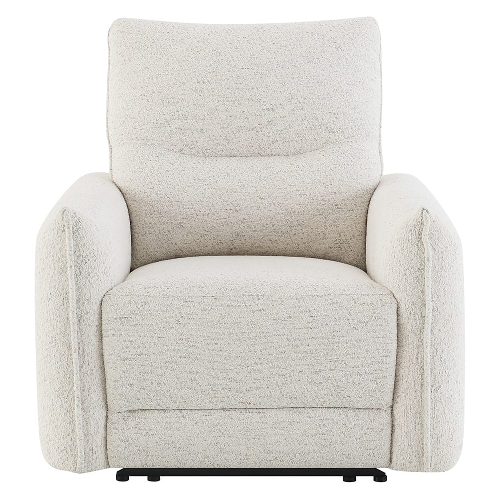 ACME Furniture - Lalisa - Power Motion Recliner  w/USB Port  - Cream Chenille - LV04782 view 2