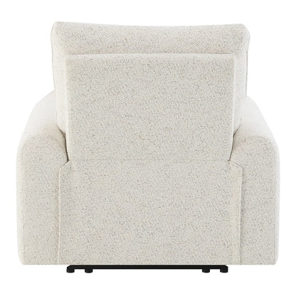 ACME Furniture - Lalisa - Power Motion Recliner  w/USB Port  - Cream Chenille - LV04782 view 5
