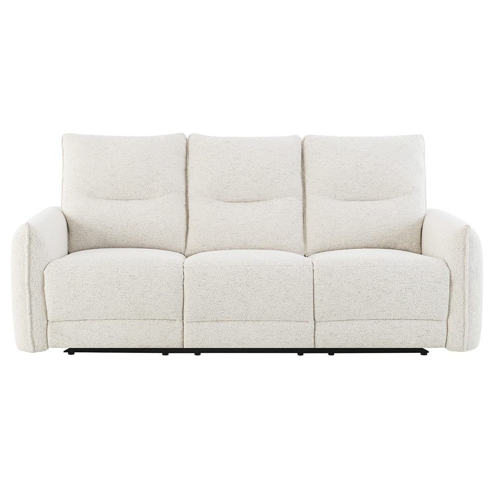 ACME Furniture - Lalisa - Power Motion Sofa w/USB Port  - Cream Chenille - LV04780 view 2