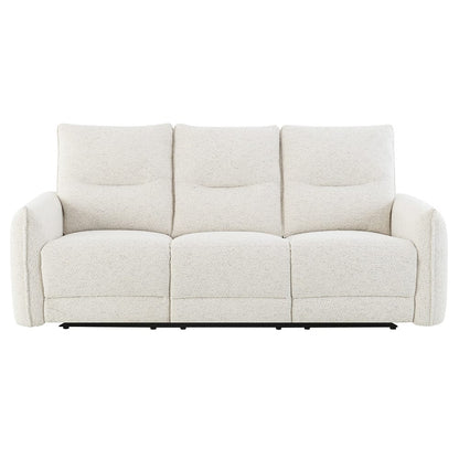 ACME Furniture - Lalisa - Power Motion Sofa w/USB Port  - Cream Chenille - LV04780 view 2