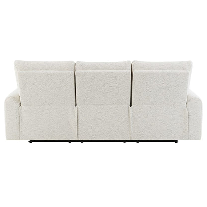 ACME Furniture - Lalisa - Power Motion Sofa w/USB Port  - Cream Chenille - LV04780 view 5