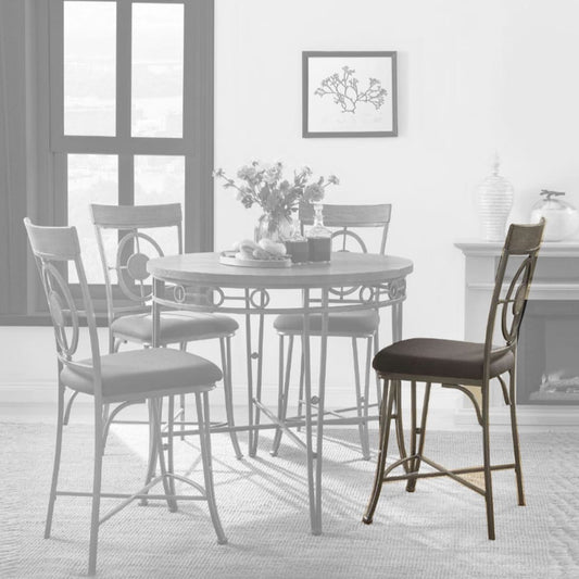 ACME Furniture - Landis - Counter Height Table - Oak & Gunmetal - 73180 view 1