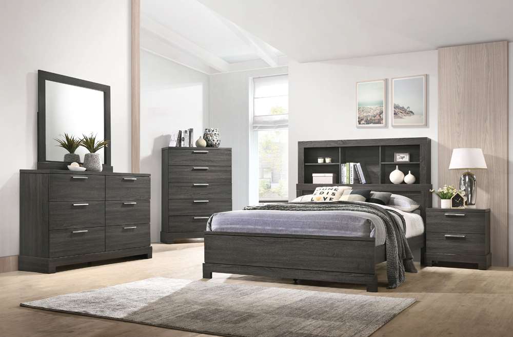 ACME Furniture - Lantha Queen Bed w/Storage - 22030Q view 2