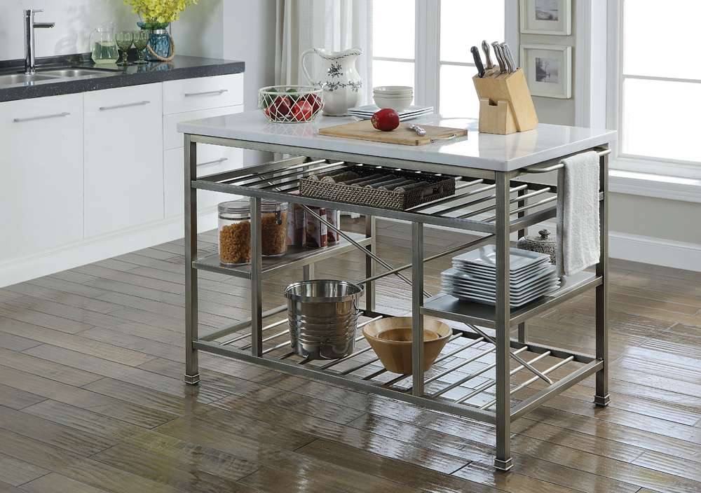 ACME Furniture - Lanzo Kitchen Island - 98402 veiw 1