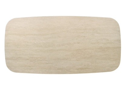 ACME Furniture - Lark - Dining Table - Travertine Top & Black - DN04675 view 3