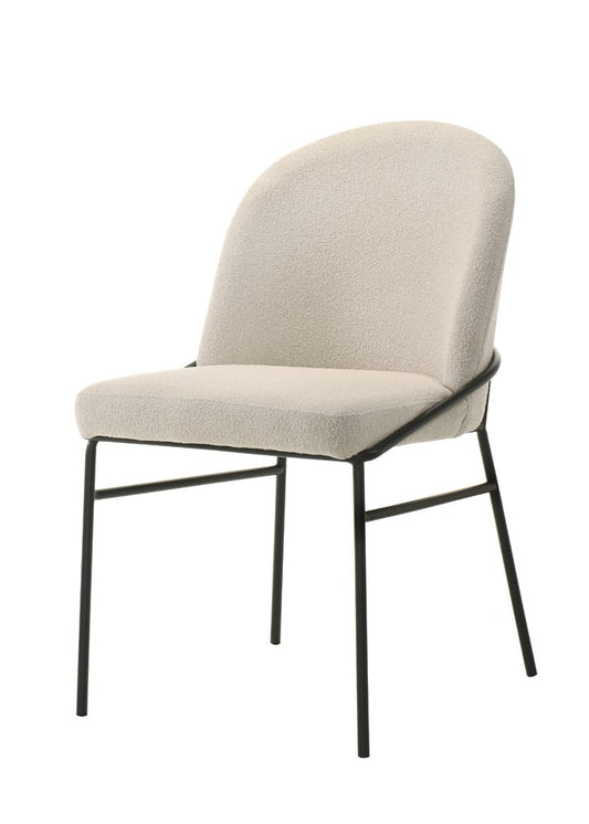 ACME Furniture - Lark - Side Chair - Chenille & Black - DN04676 view 1