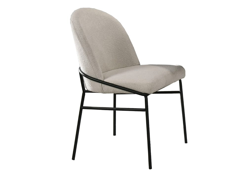 ACME Furniture - Lark - Side Chair - Chenille & Black - DN04676 view 3