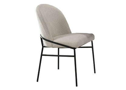 ACME Furniture - Lark - Side Chair - Chenille & Black - DN04676 view 3