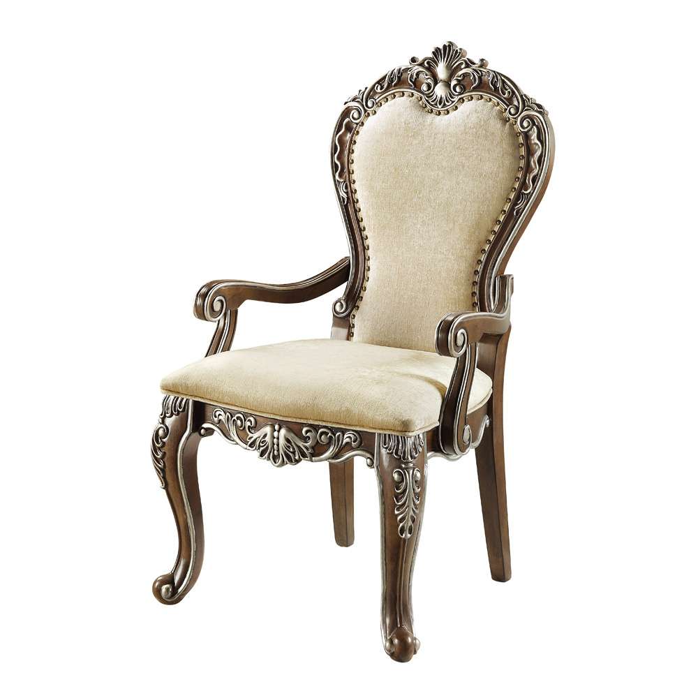 ACME Furniture - Latisha Arm Chair (Set of 2) - Antique Oak - DN01359 veiw 1