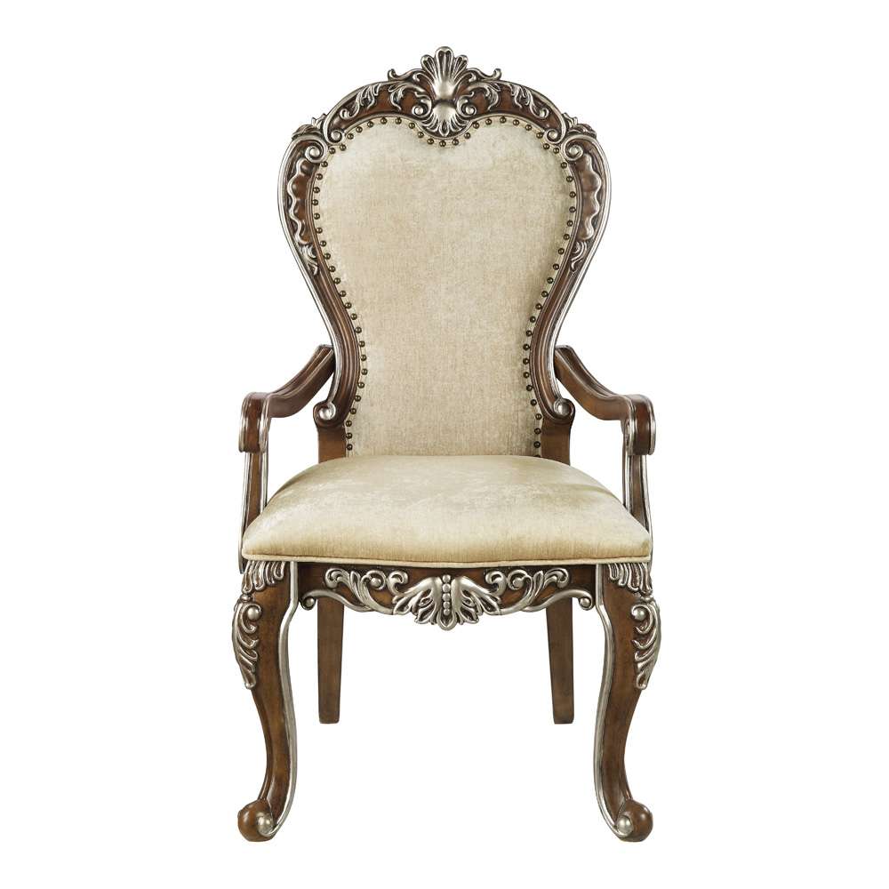 ACME Furniture - Latisha Arm Chair (Set of 2) - Antique Oak - DN01359 veiw 2