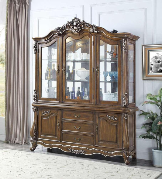 ACME Furniture - Latisha Buffet & Hutch - Antique Oak - DN01360 veiw 1