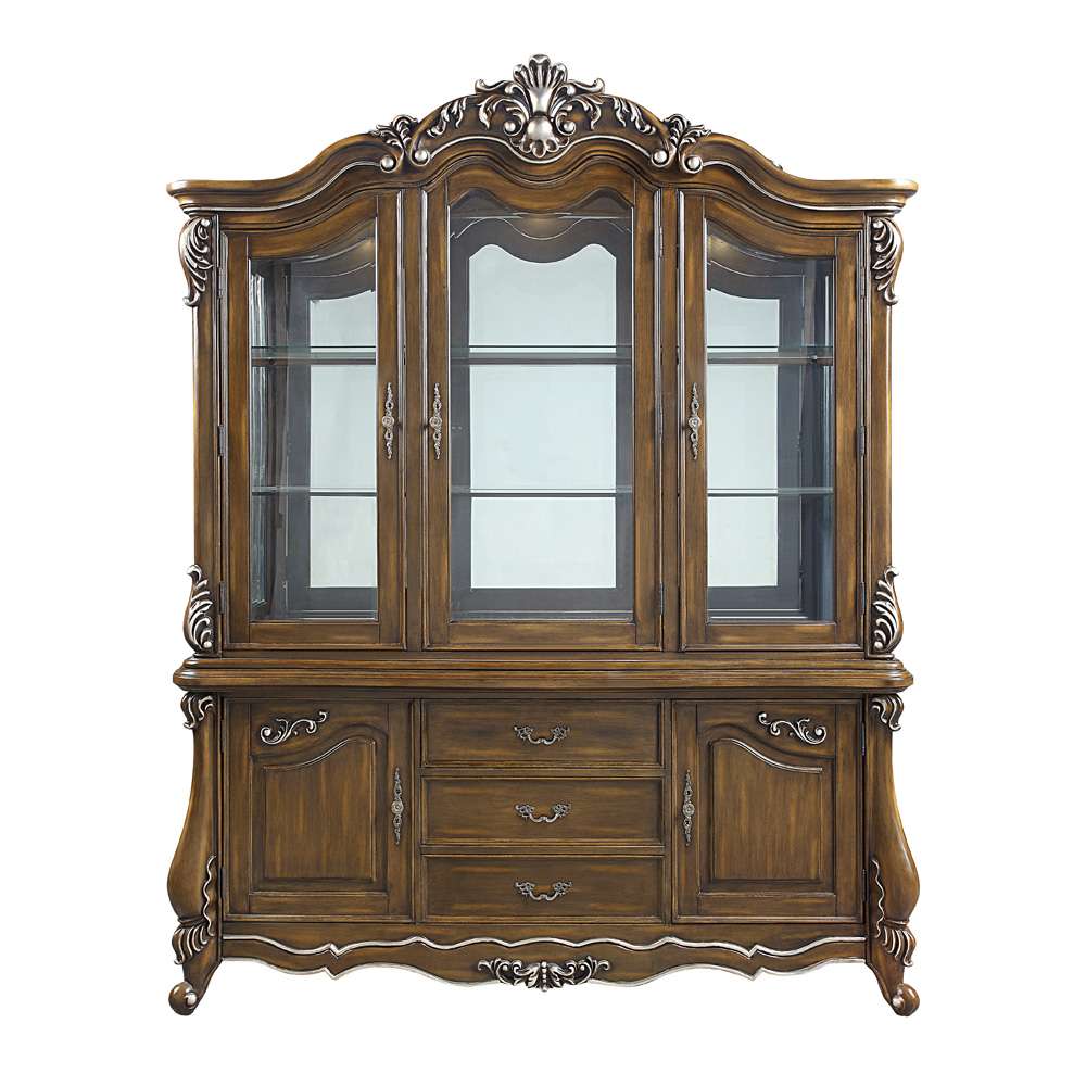 ACME Furniture - Latisha Buffet & Hutch - Antique Oak - DN01360 veiw 3