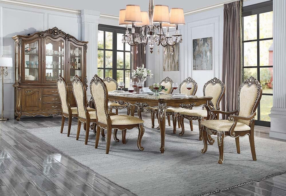 ACME Furniture - Latisha Dining Table - Antique Oak - DN01356 view 7