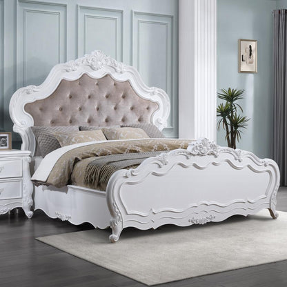 ACME Furniture - Latisha Eastern King Bed - White Finish - BD02253EK veiw 5