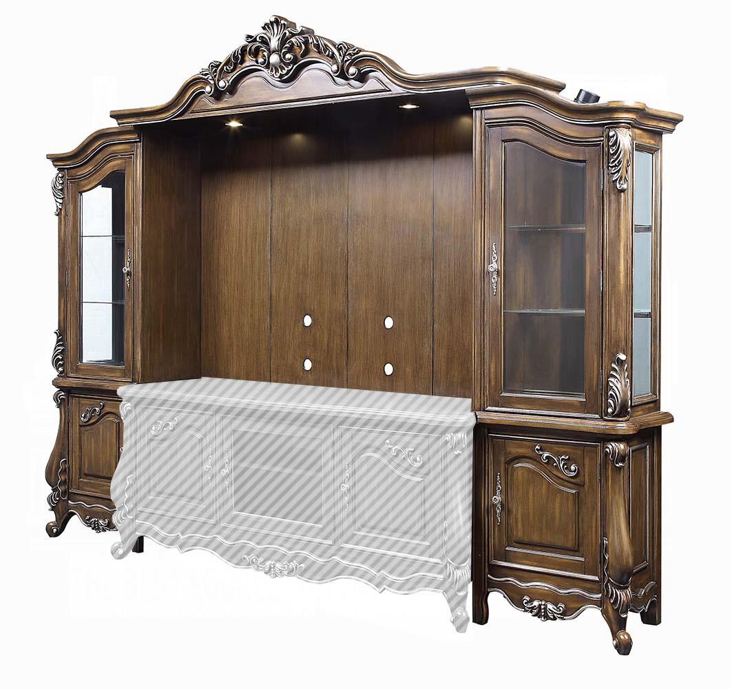 ACME Furniture - Latisha Entertainment Center - Antique Oak Finish - LV01355 veiw 1