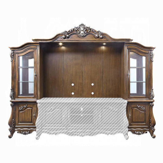 ACME Furniture - Latisha Entertainment Center - Antique Oak Finish - LV01355 veiw 2