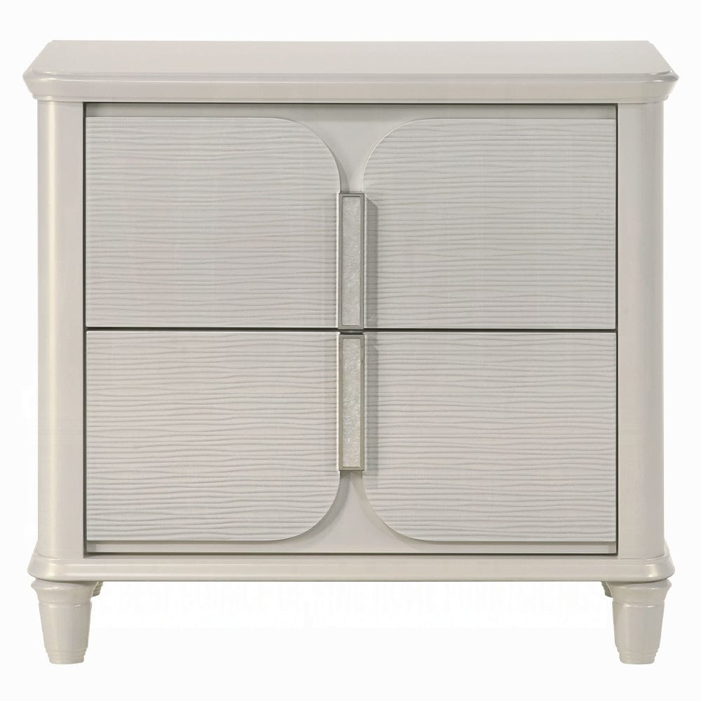 ACME Furniture - Laveda Nightstand - Pearl White Finish - BD03793 view 2