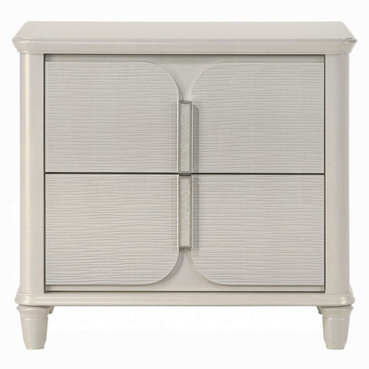 ACME Furniture - Laveda Nightstand - Pearl White Finish - BD03793 view 2