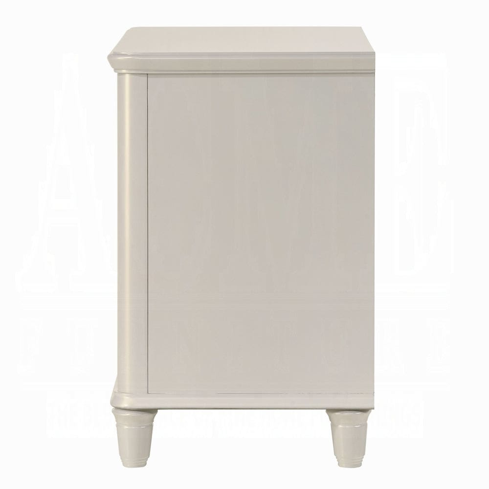ACME Furniture - Laveda Nightstand - Pearl White Finish - BD03793 view 3