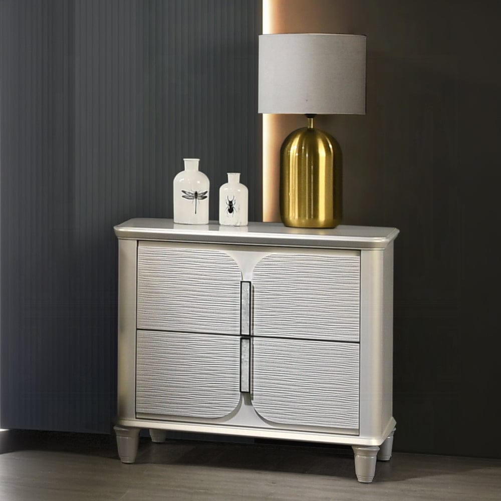 ACME Furniture - Laveda Nightstand - Pearl White Finish - BD03793 view 6