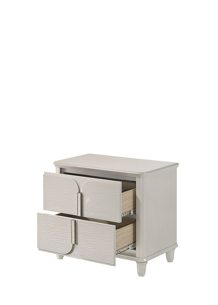 ACME Furniture - Laveda Nightstand - Pearl White Finish - BD03793 veiw 5