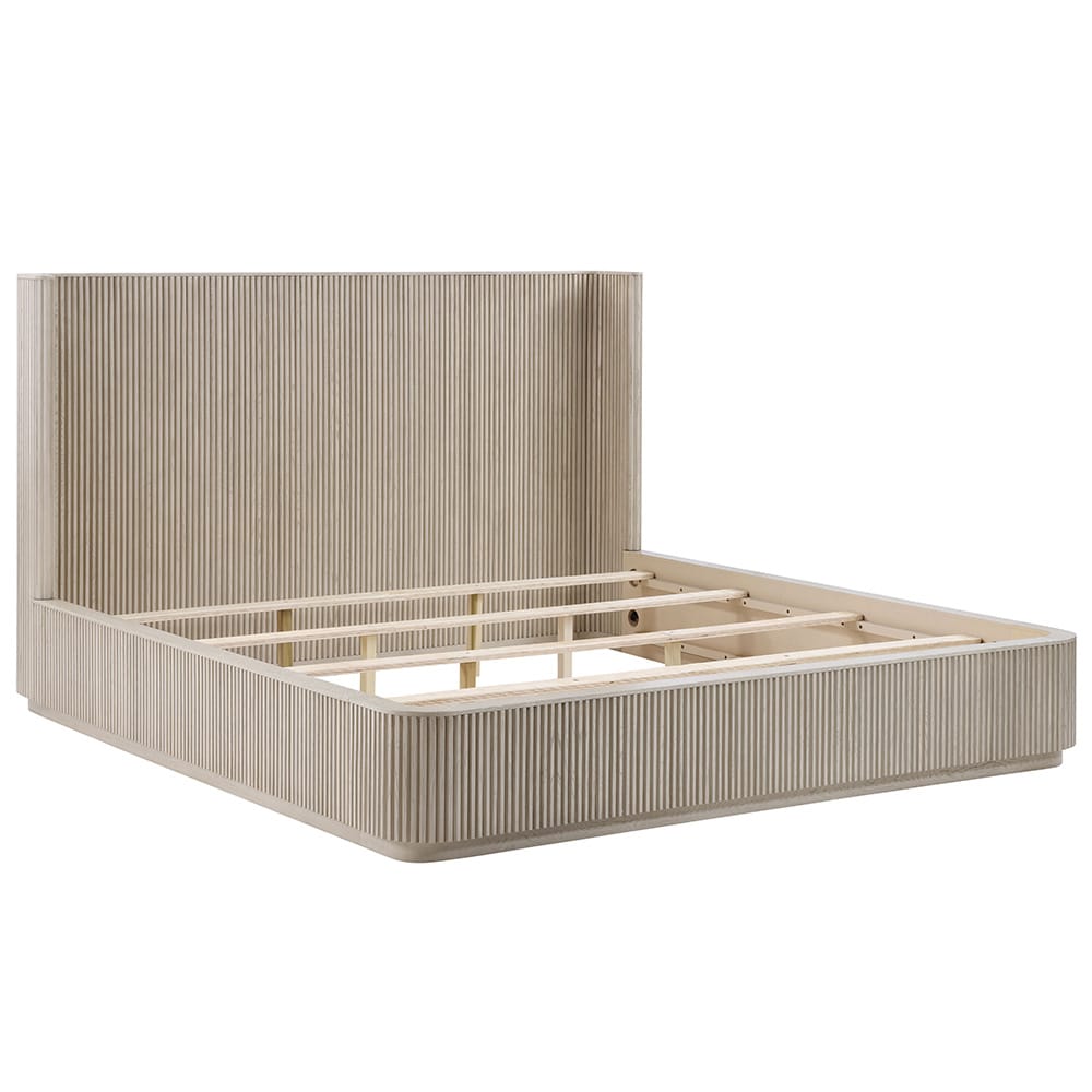 ACME Furniture - Leanna - EK Bed - Light Oak  - BD05431EK view 1