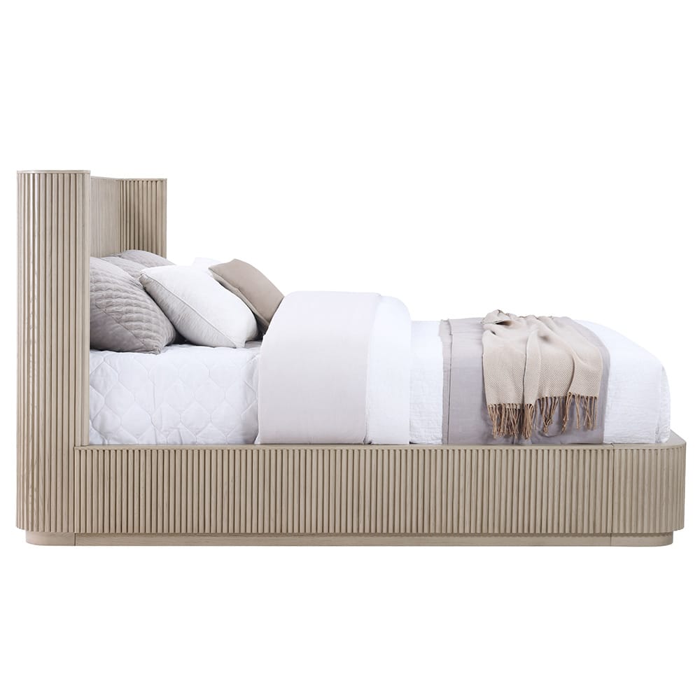 ACME Furniture - Leanna - EK Bed - Light Oak  - BD05431EK view 3