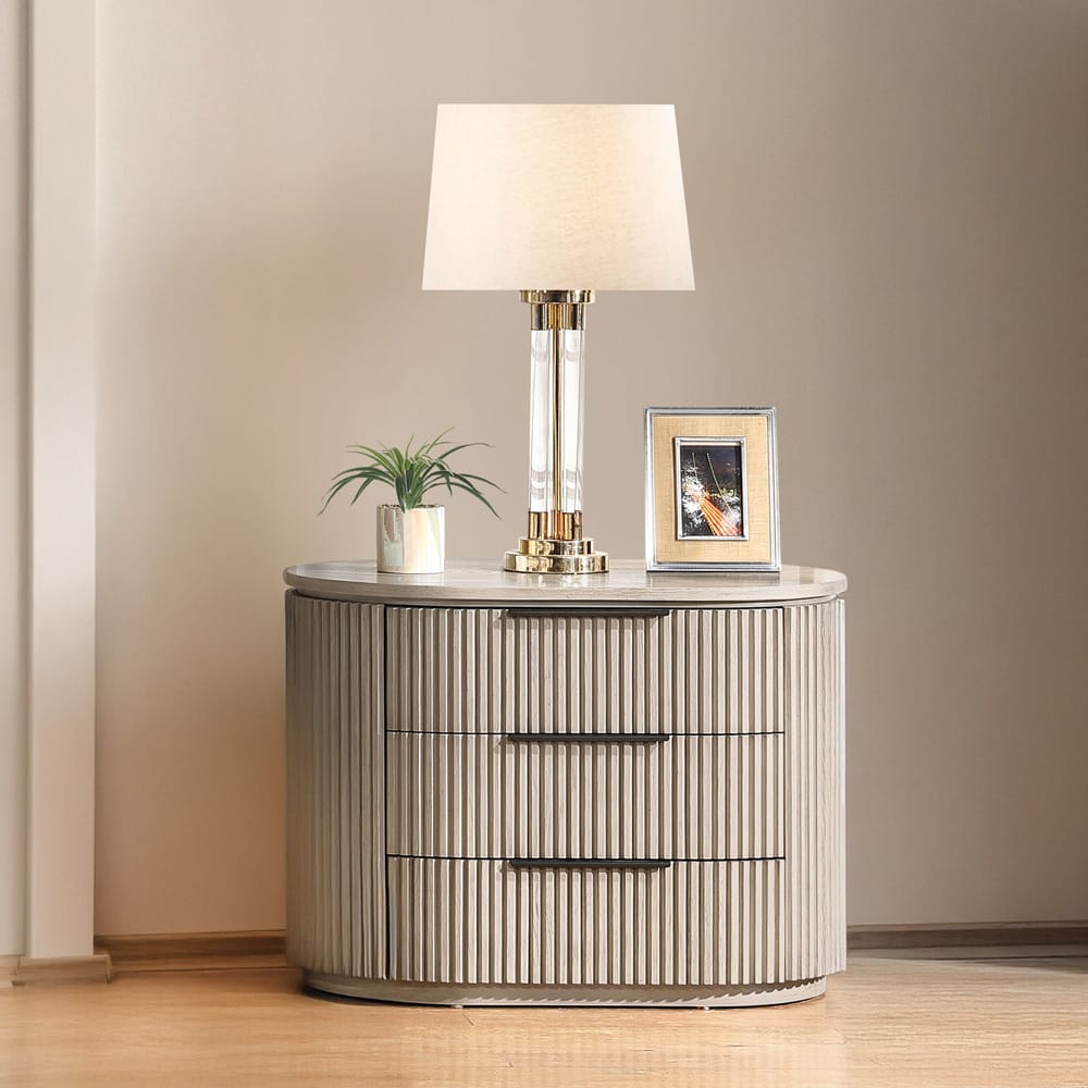 ACME Furniture - Leanna - Nightstand w/USB Port - Light Oak  - BD05433 view 6