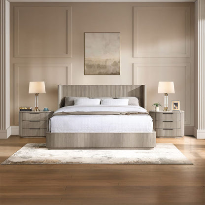 ACME Furniture - Leanna - Nightstand w/USB Port - Light Oak  - BD05433 view 8