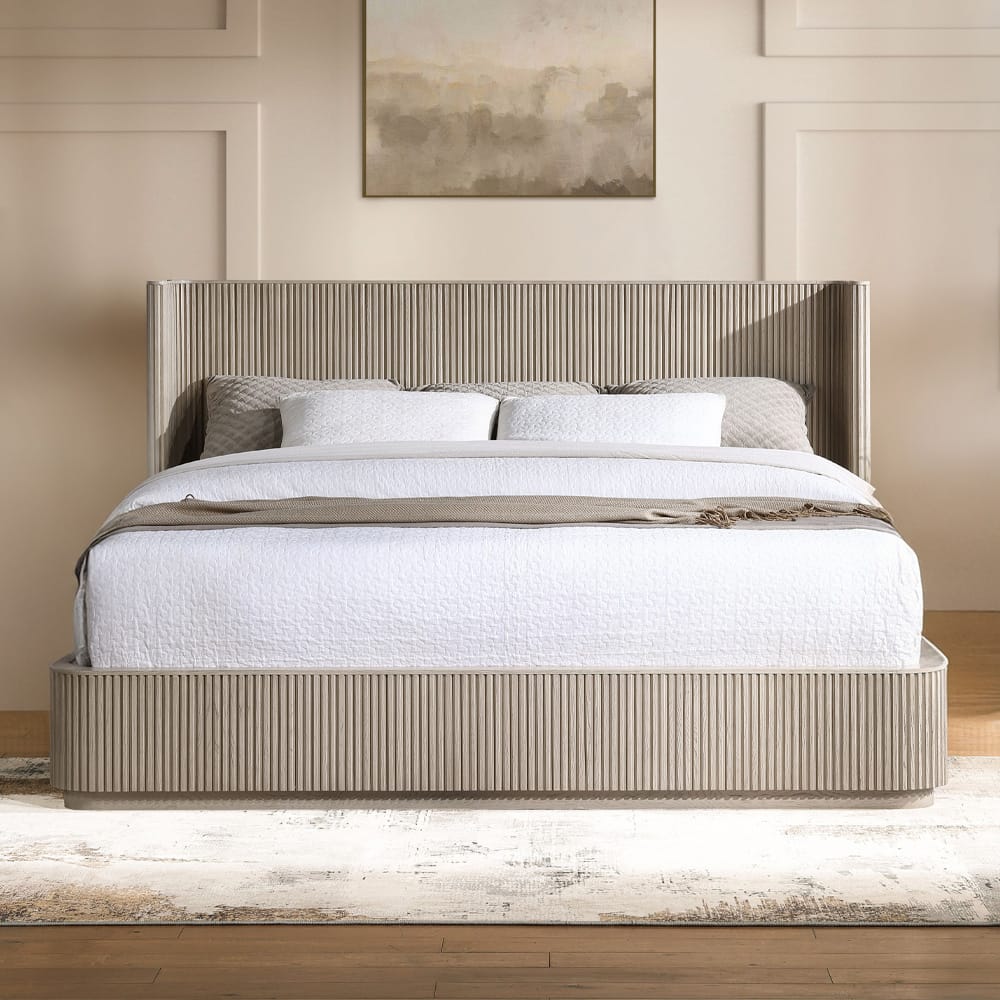 ACME Furniture - Leanna - Queen Bed - Light Oak  - BD05432Q view 5
