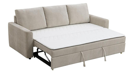 ACME Furniture - Leira Sofa w/Sleeper - Beige Linen - LV03490 veiw 4