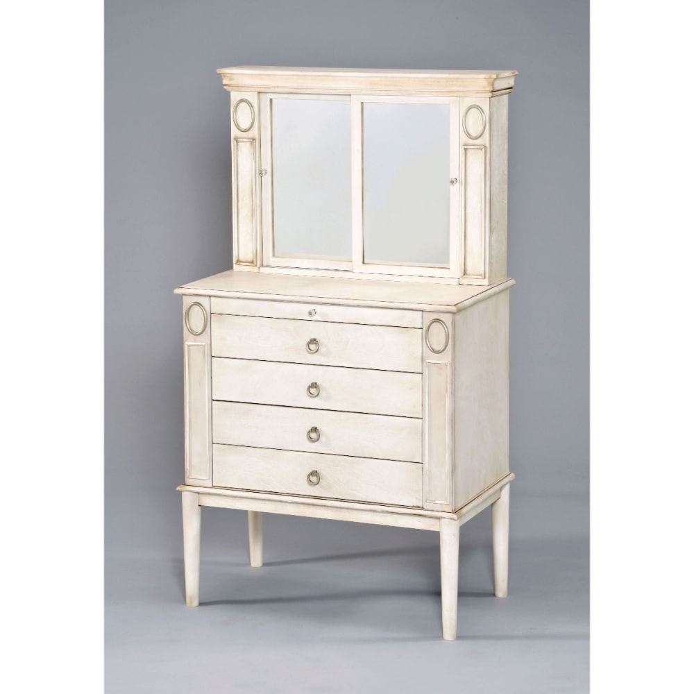 ACME Furniture - Leven - Jewelry Armoire - Antique White - 97220 view 1