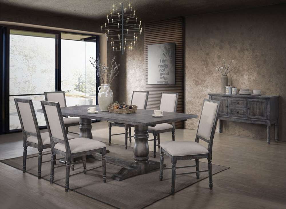 ACME Furniture - Leventis Dining Table - 66180 veiw 5
