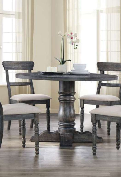 ACME Furniture - Leventis Dining Table w/Pedestal - 74640 view 2