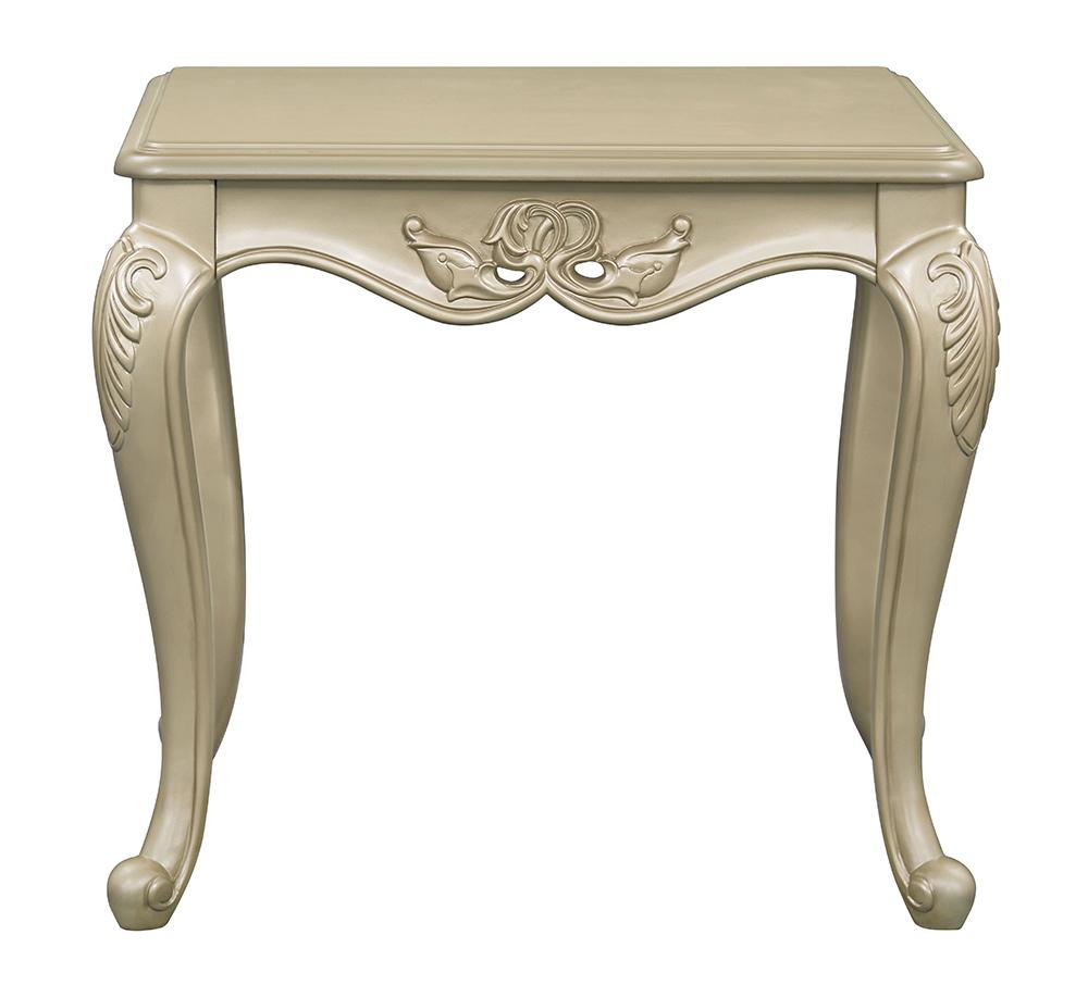 ACME Furniture - Libertee End Table - Champagne Finish - LV03826 view 2