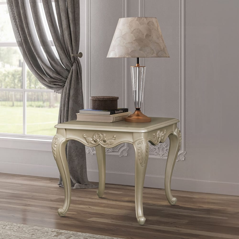 ACME Furniture - Libertee End Table - Champagne Finish - LV03826 view 3