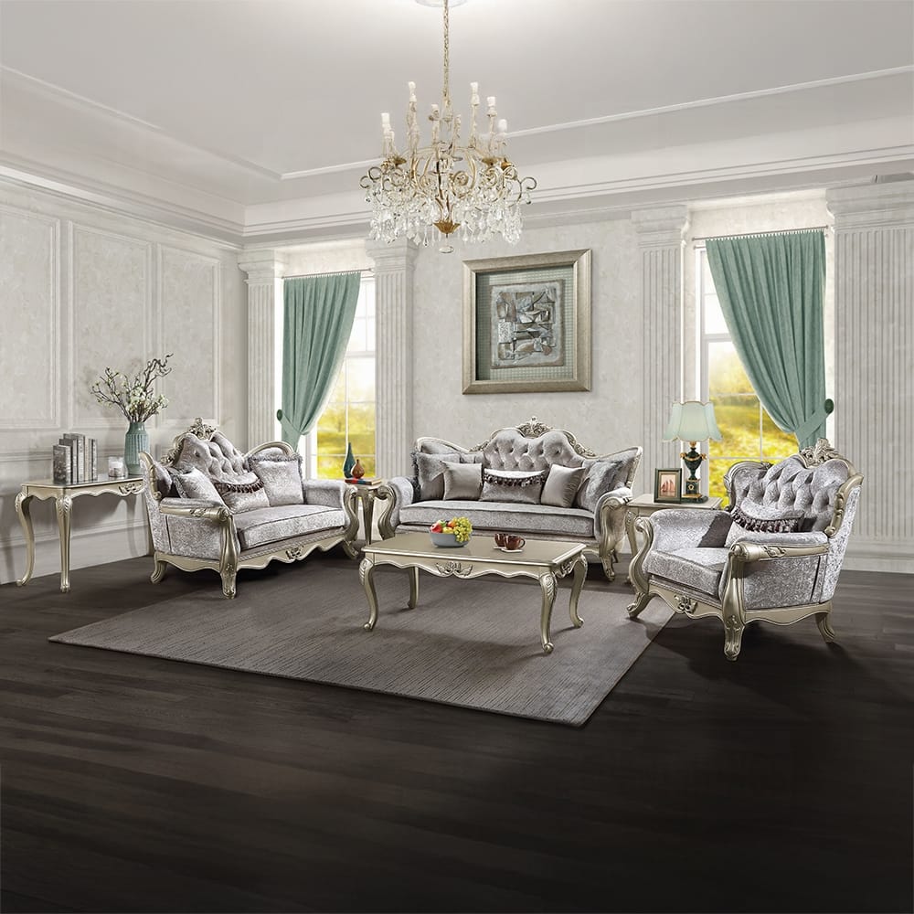 ACME Furniture - Libertee End Table - Champagne Finish - LV03826 view 5
