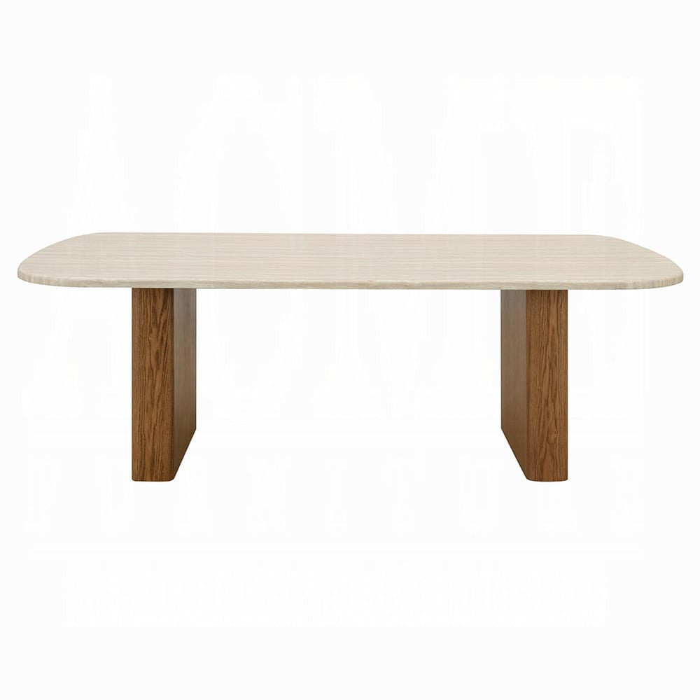 ACME Furniture - Lidi - Dining Table  - Brown & Natural - DN04755 view 2
