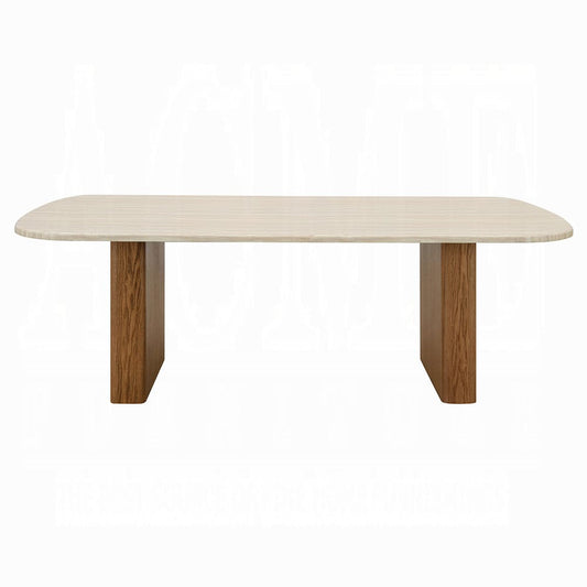ACME Furniture - Lidi - Dining Table  - Brown & Natural - DN04755 view 2